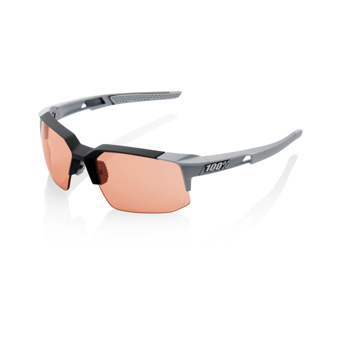 SPEEDCOUPE - Soft Tact Stone Grey - HiPER Coral Lens - OS